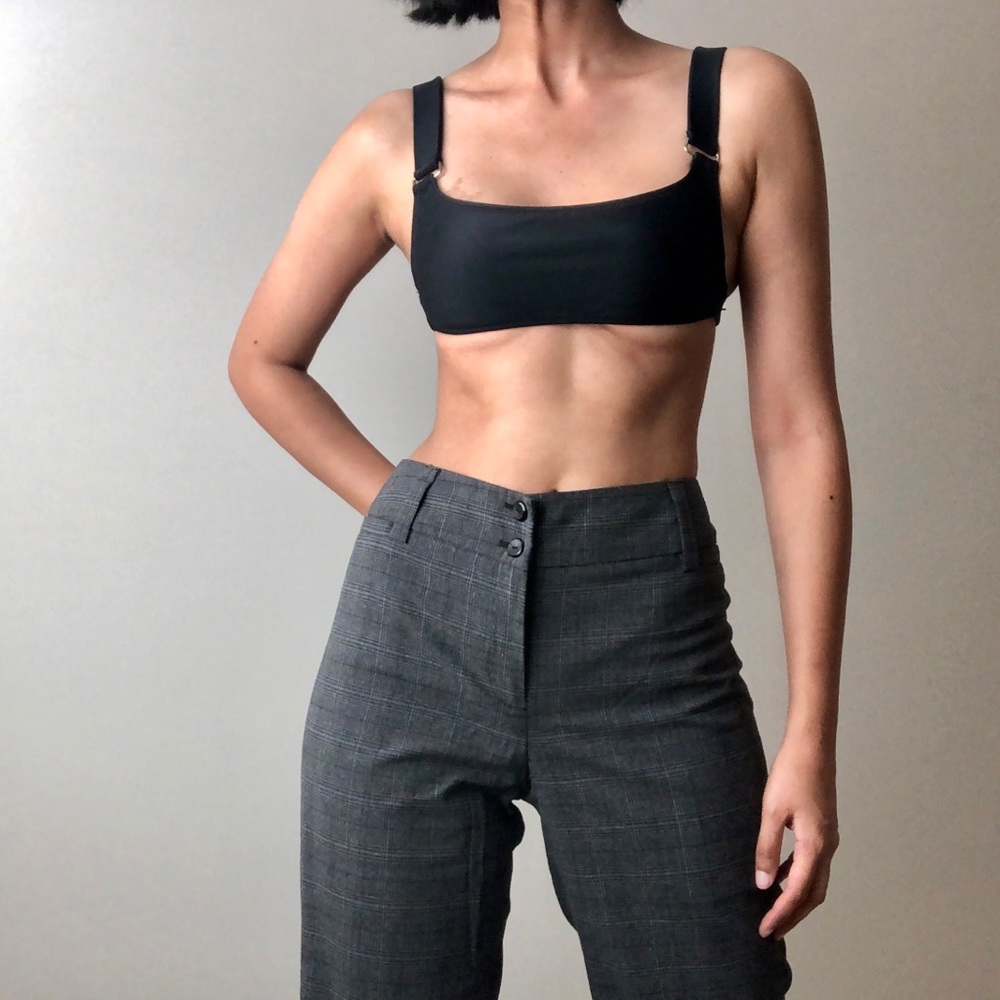 BOGOFREE High Rise Plaid Trouser - Picture 4 of 5